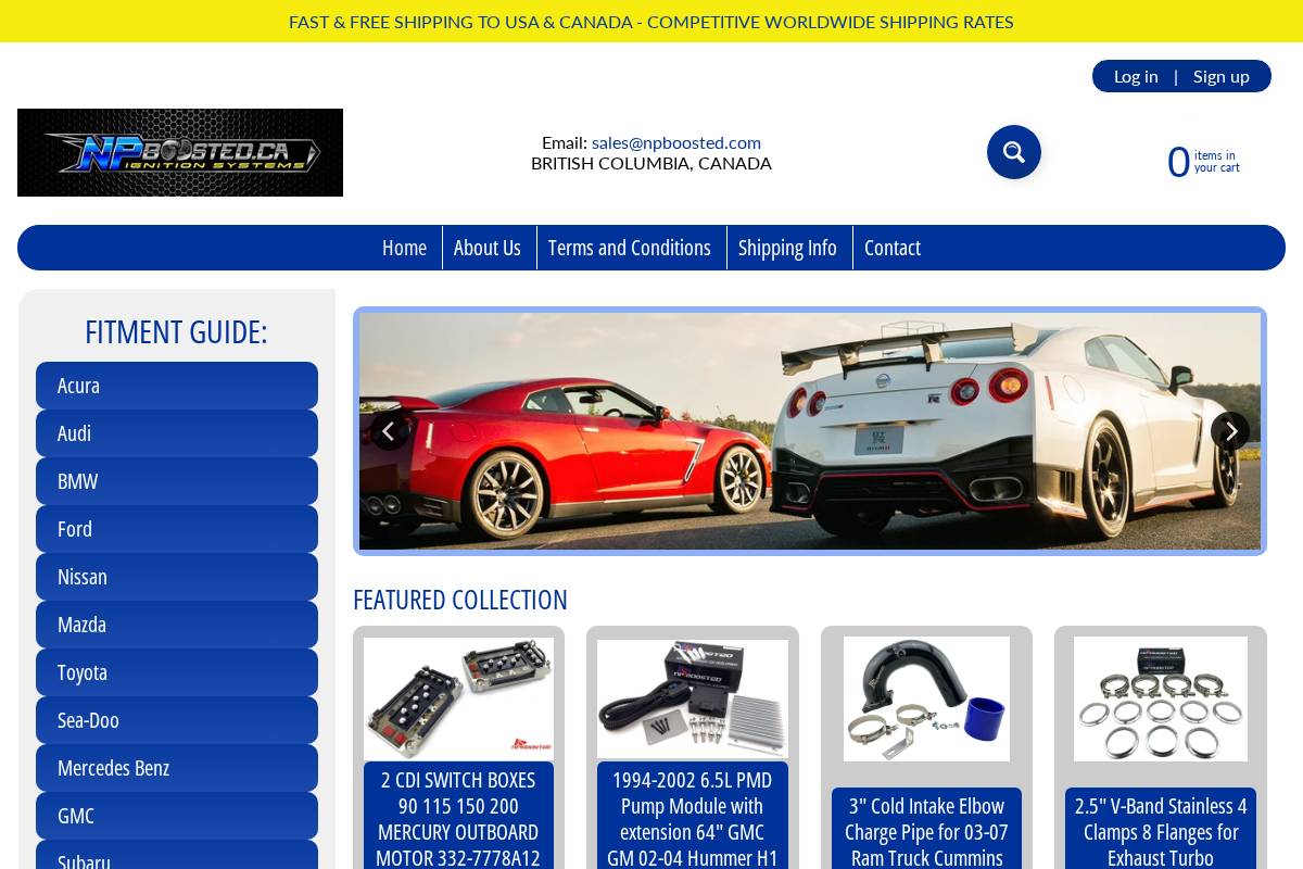 npboosted.ca homepage screenshot