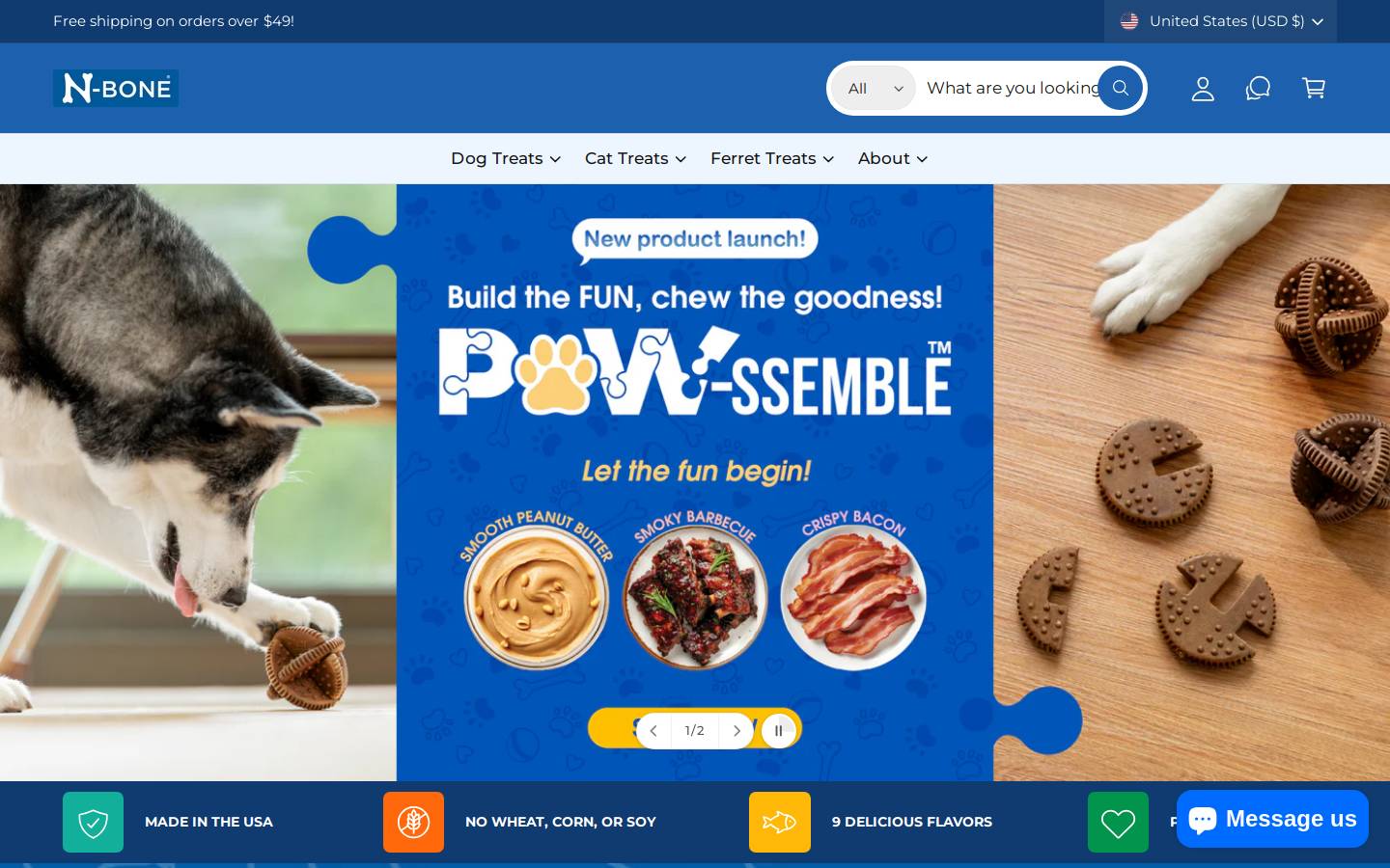 npicpet.com homepage screenshot