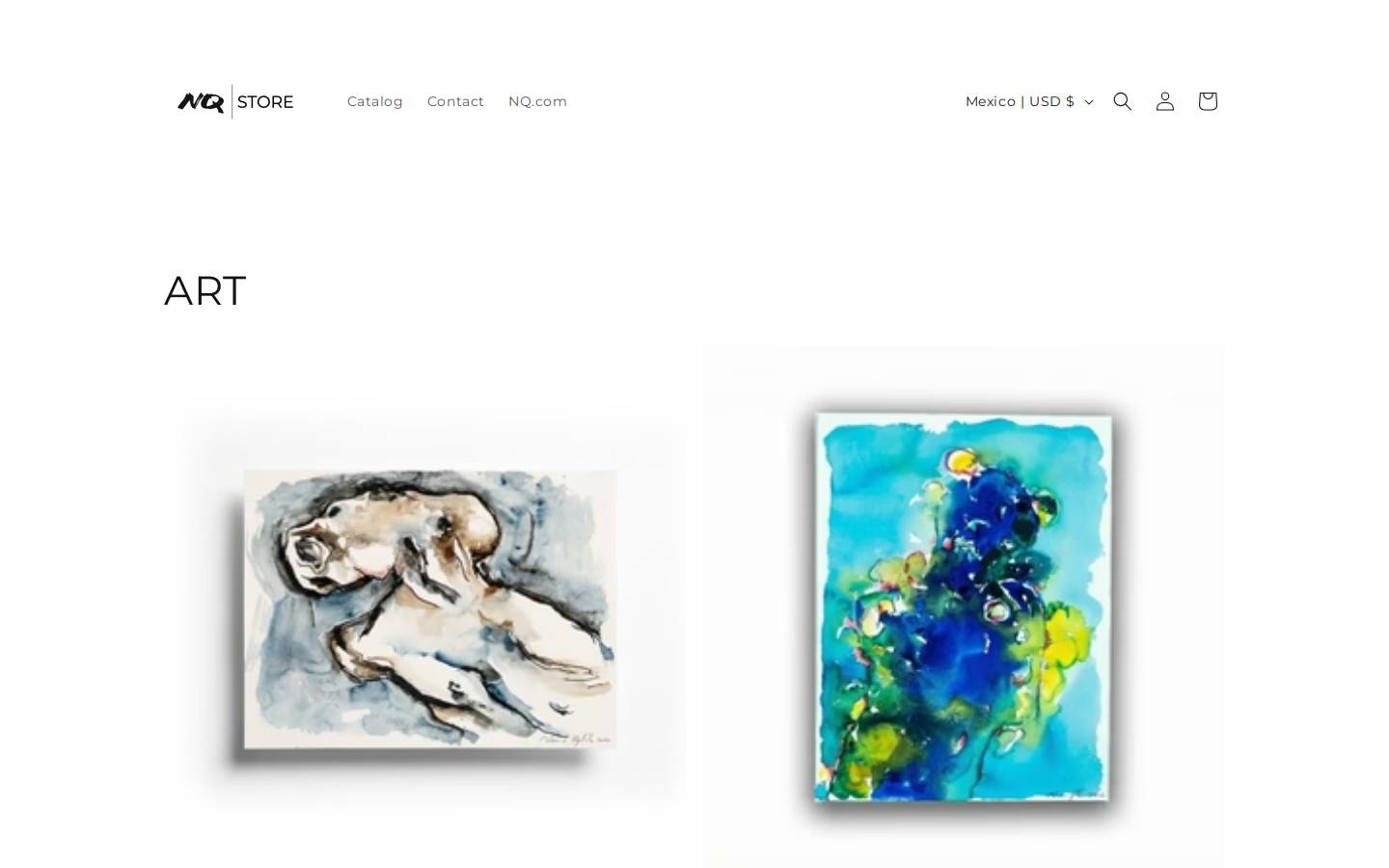 nqshop.online homepage screenshot