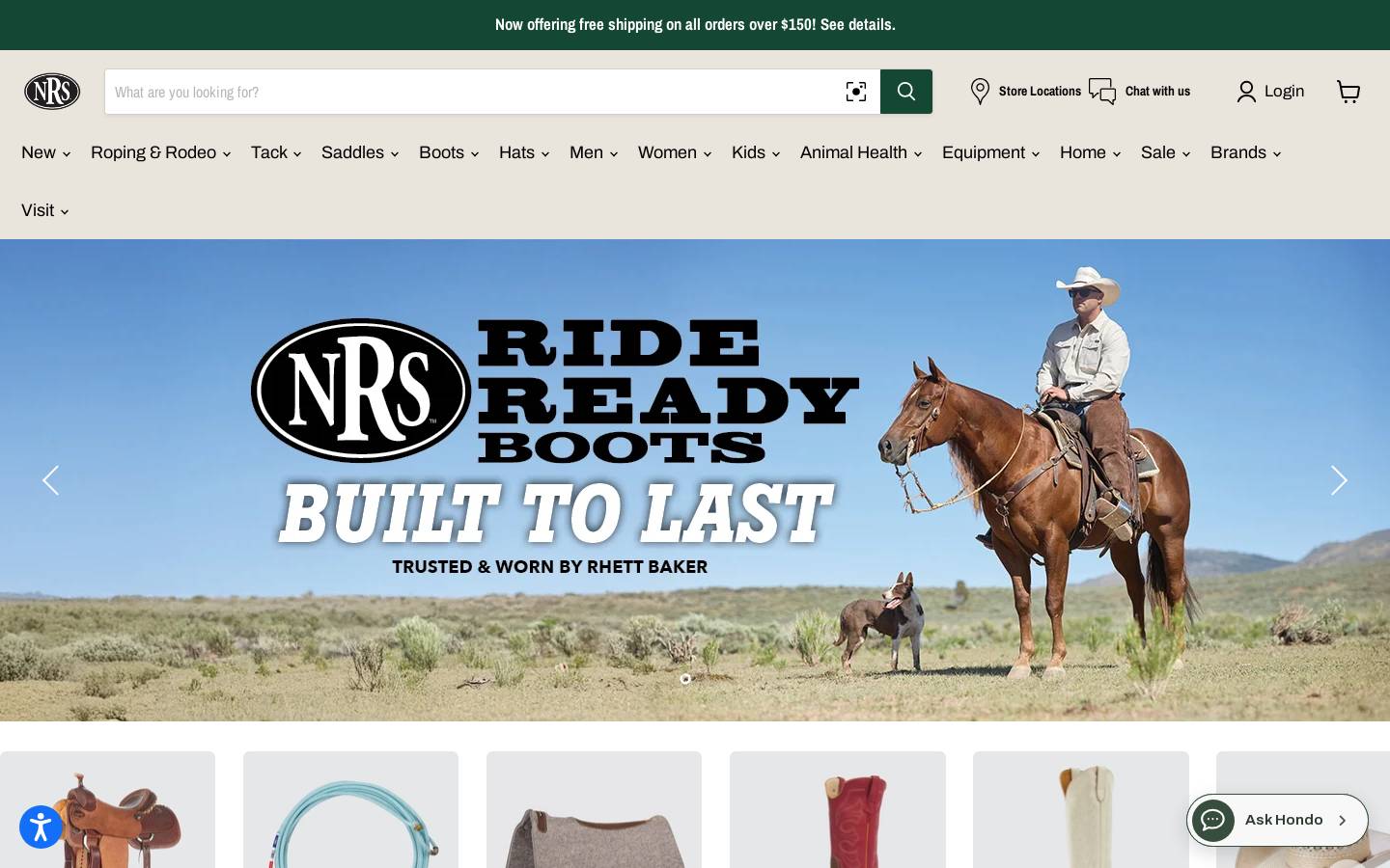 NRS homepage screenshot