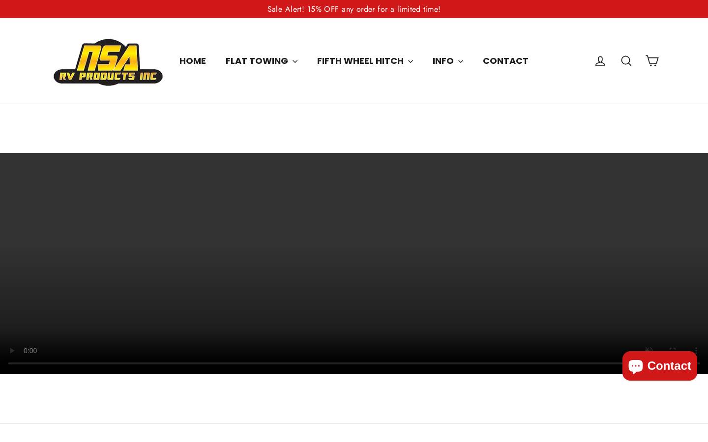 nsarvproducts.com homepage screenshot