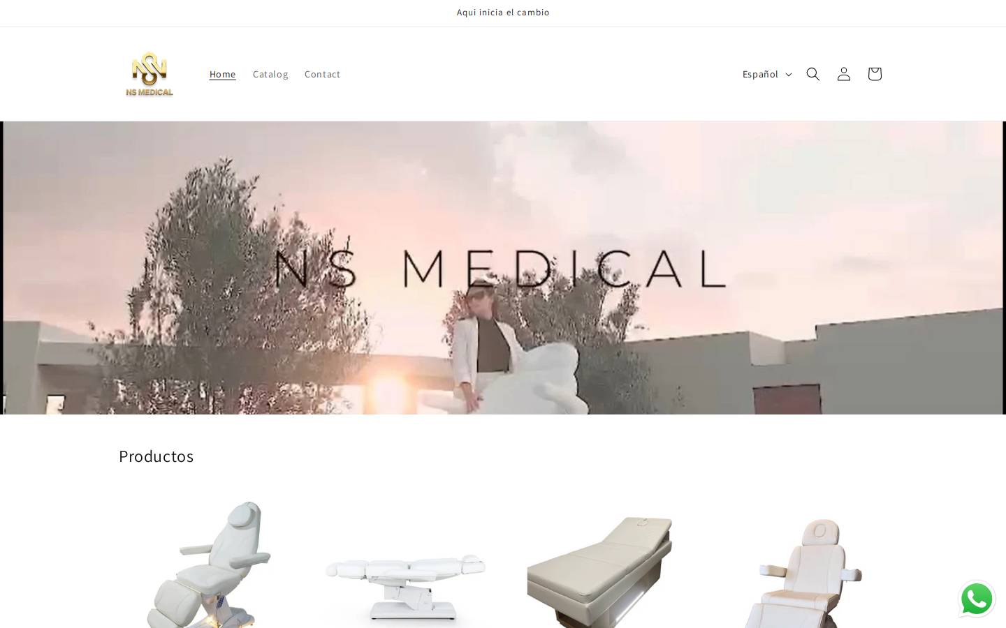 nsmedical.com.mx homepage screenshot
