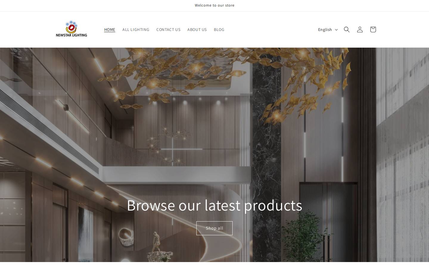nstlighting.com homepage screenshot