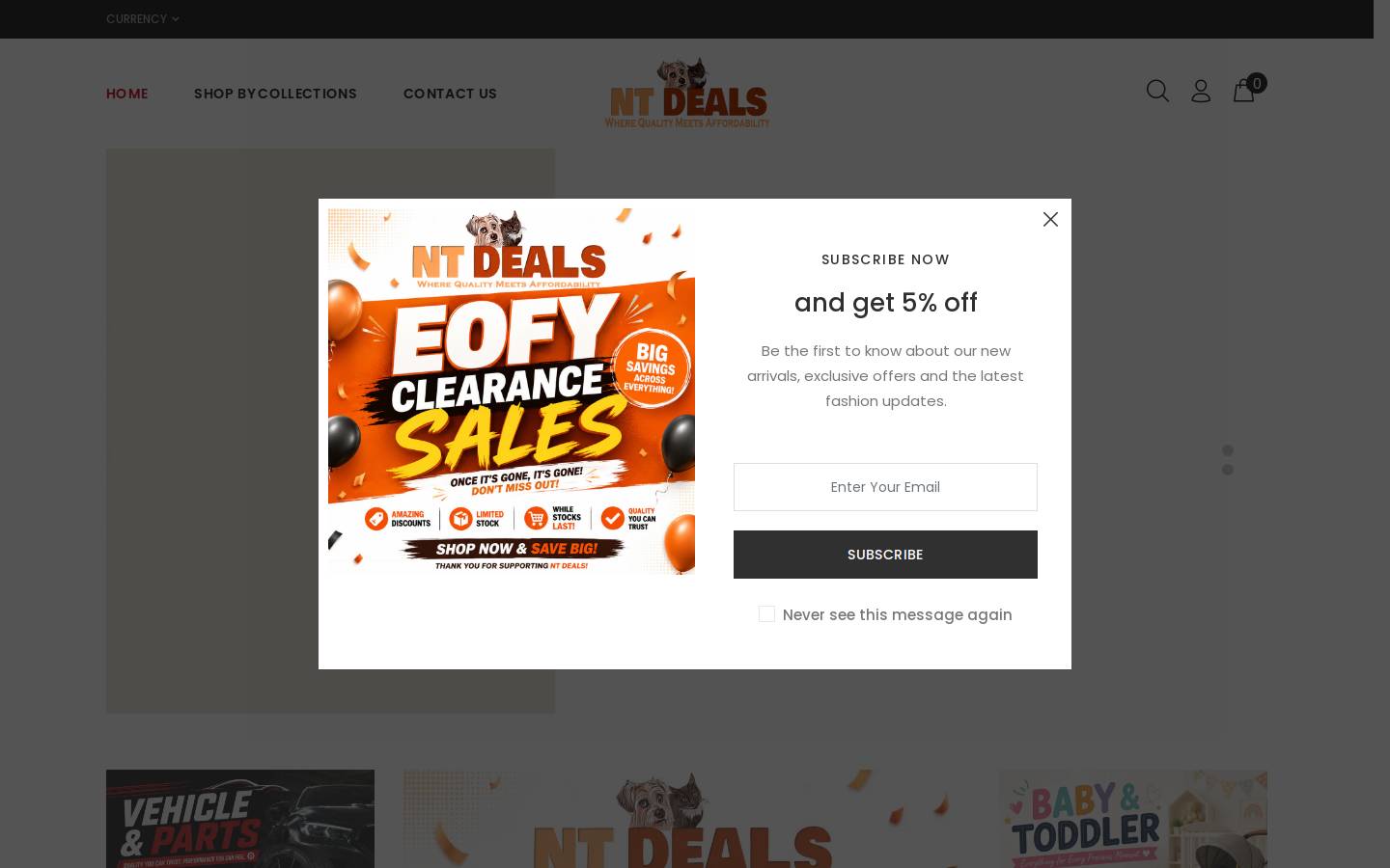 ntdeals.com.au homepage screenshot