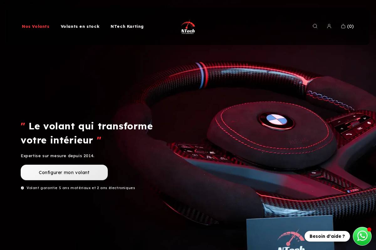 Ntechperf homepage screenshot
