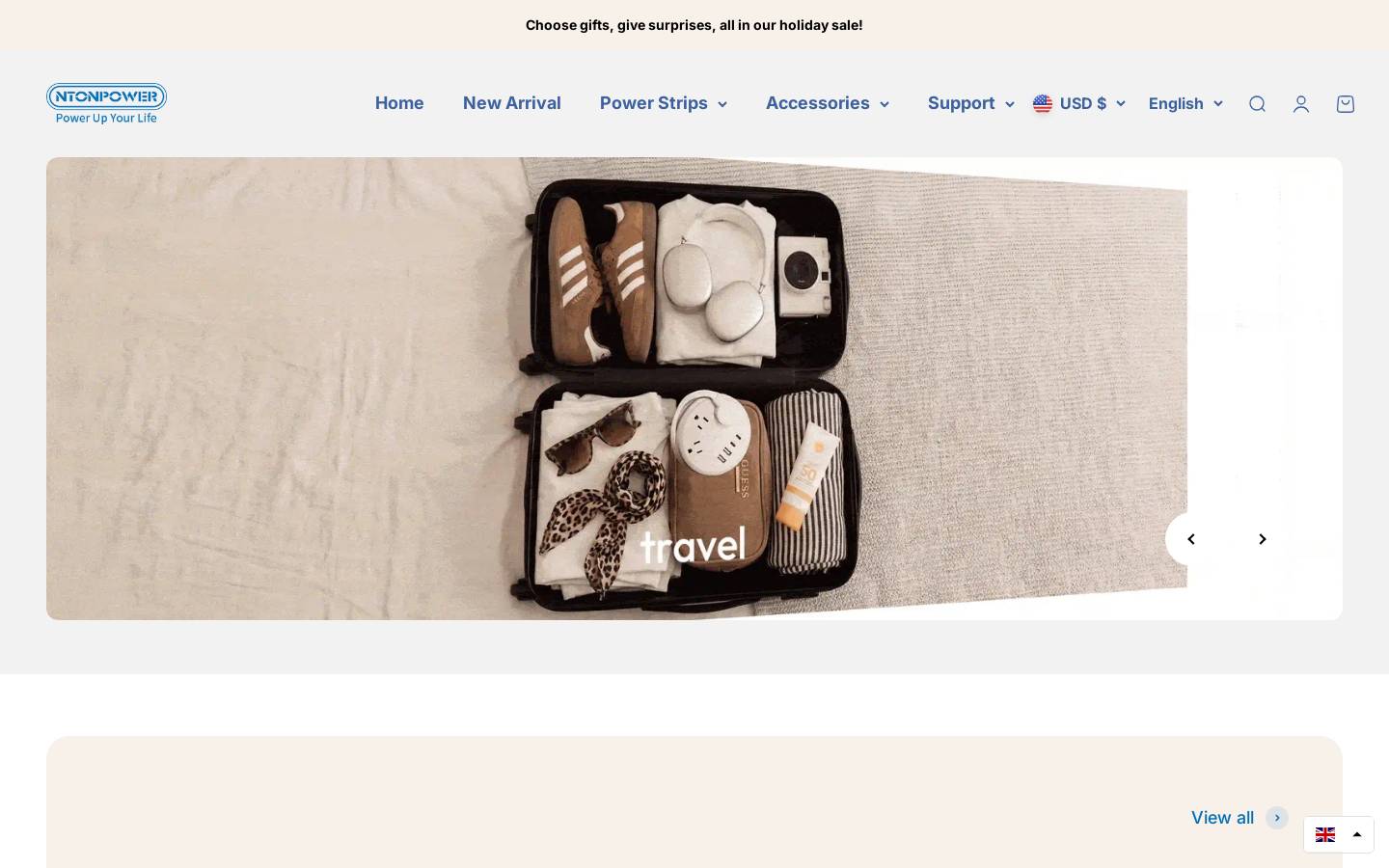 ntonpower.com homepage screenshot