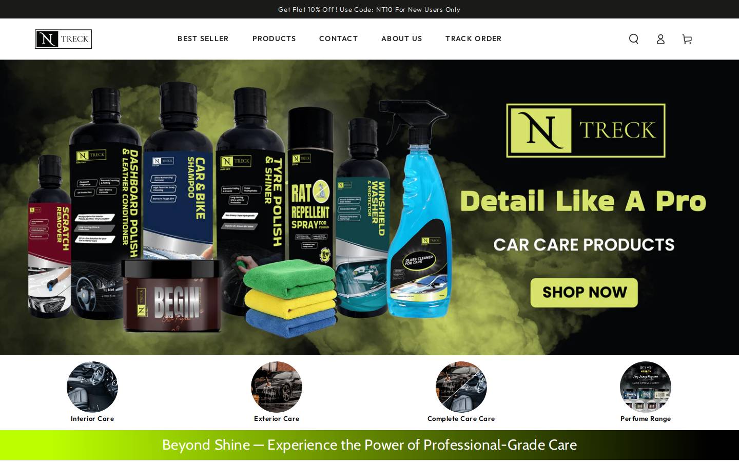 ntreck.com homepage screenshot