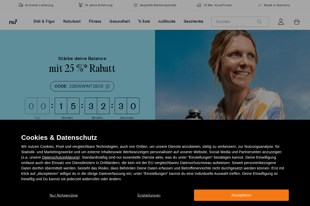 nu3 homepage screenshot