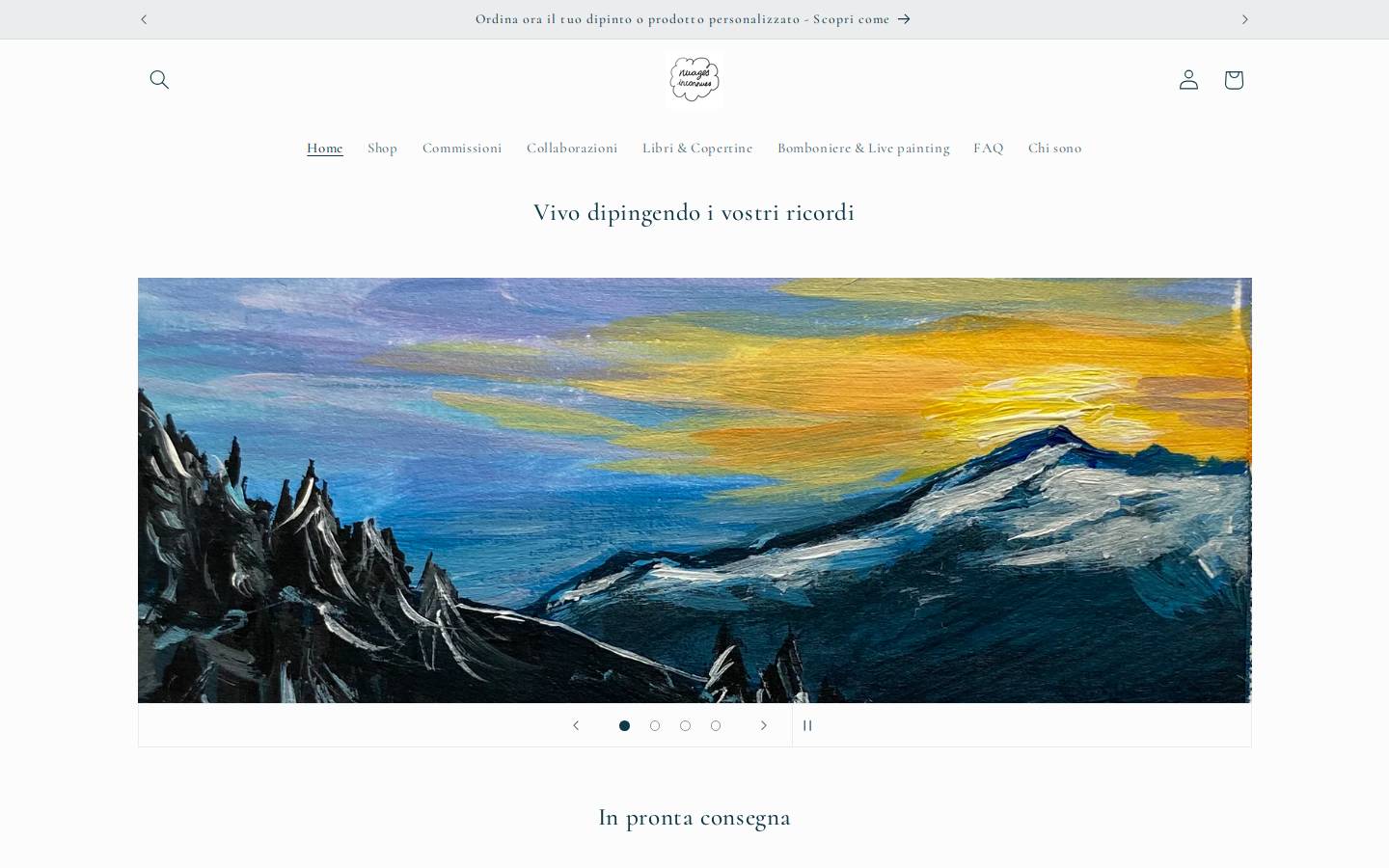 Nuagesinconnues homepage screenshot