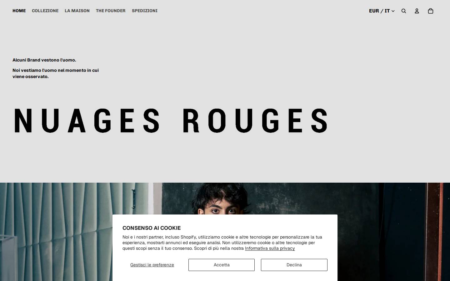 nuagesrouges.com homepage screenshot