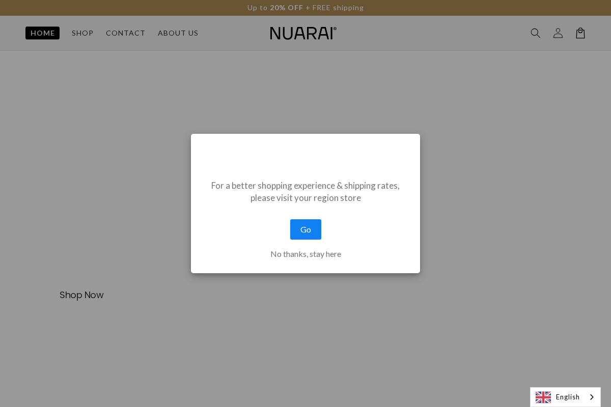 Nuarai homepage screenshot
