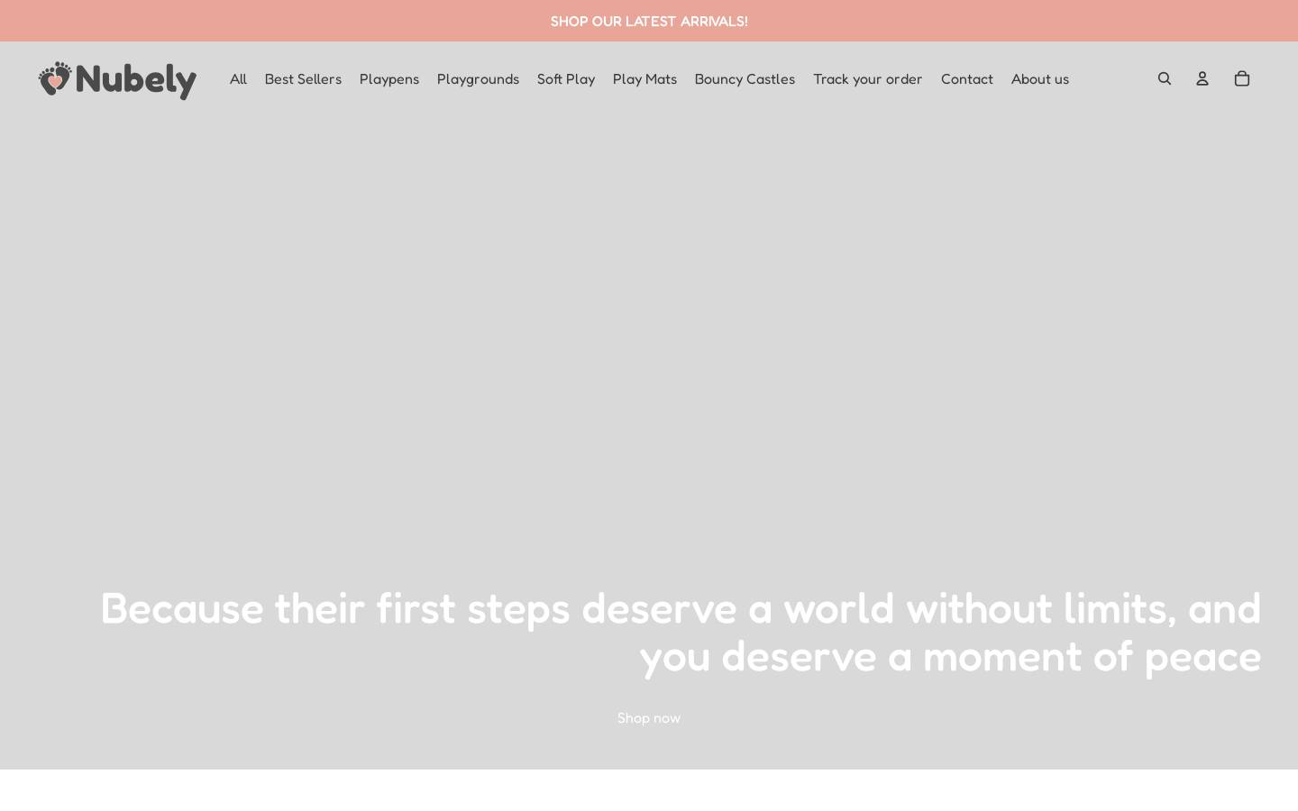 nubely-uk.com homepage screenshot
