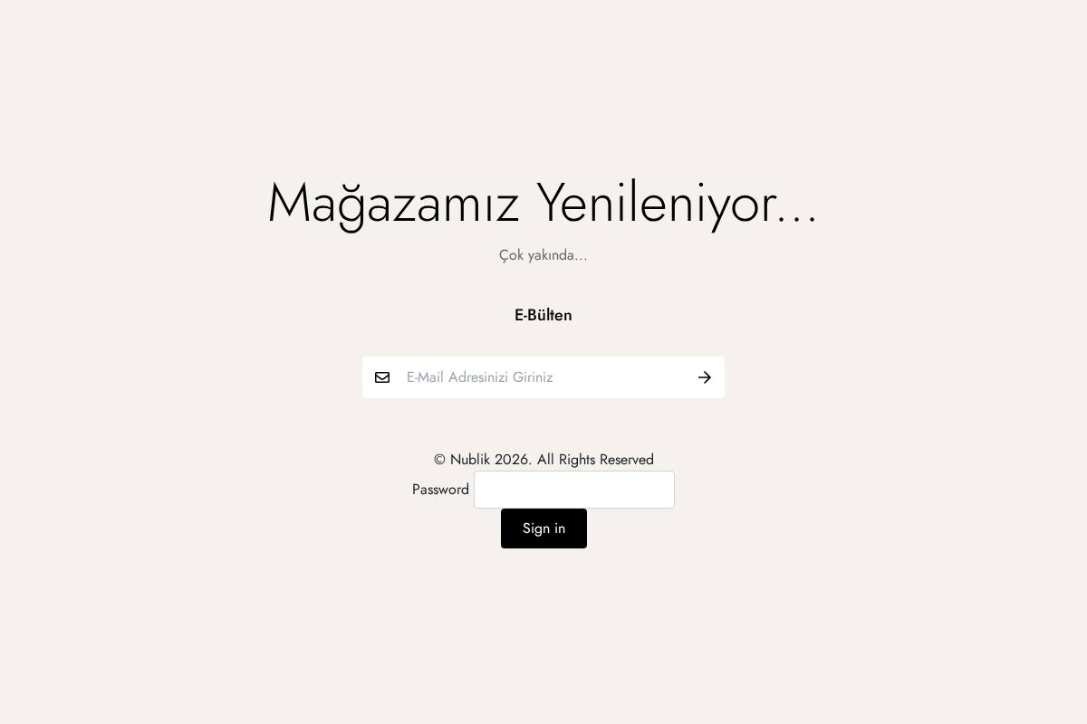 nublik.com homepage screenshot