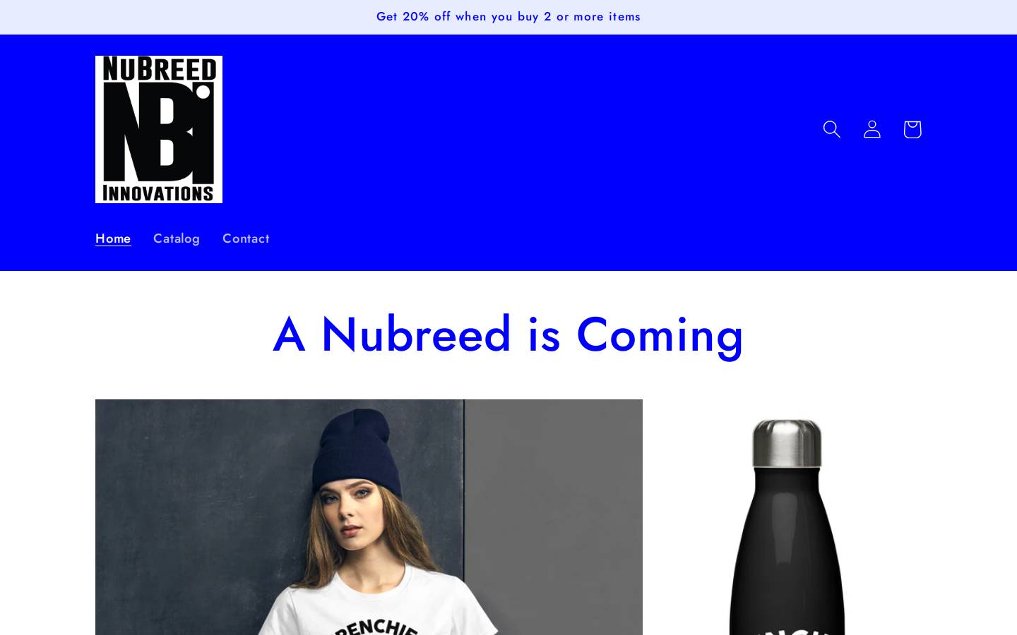 nubreedinnovations.com homepage screenshot