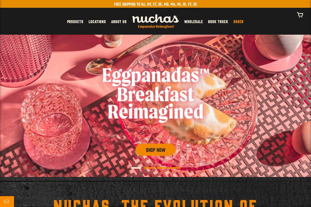nuchas.com homepage screenshot