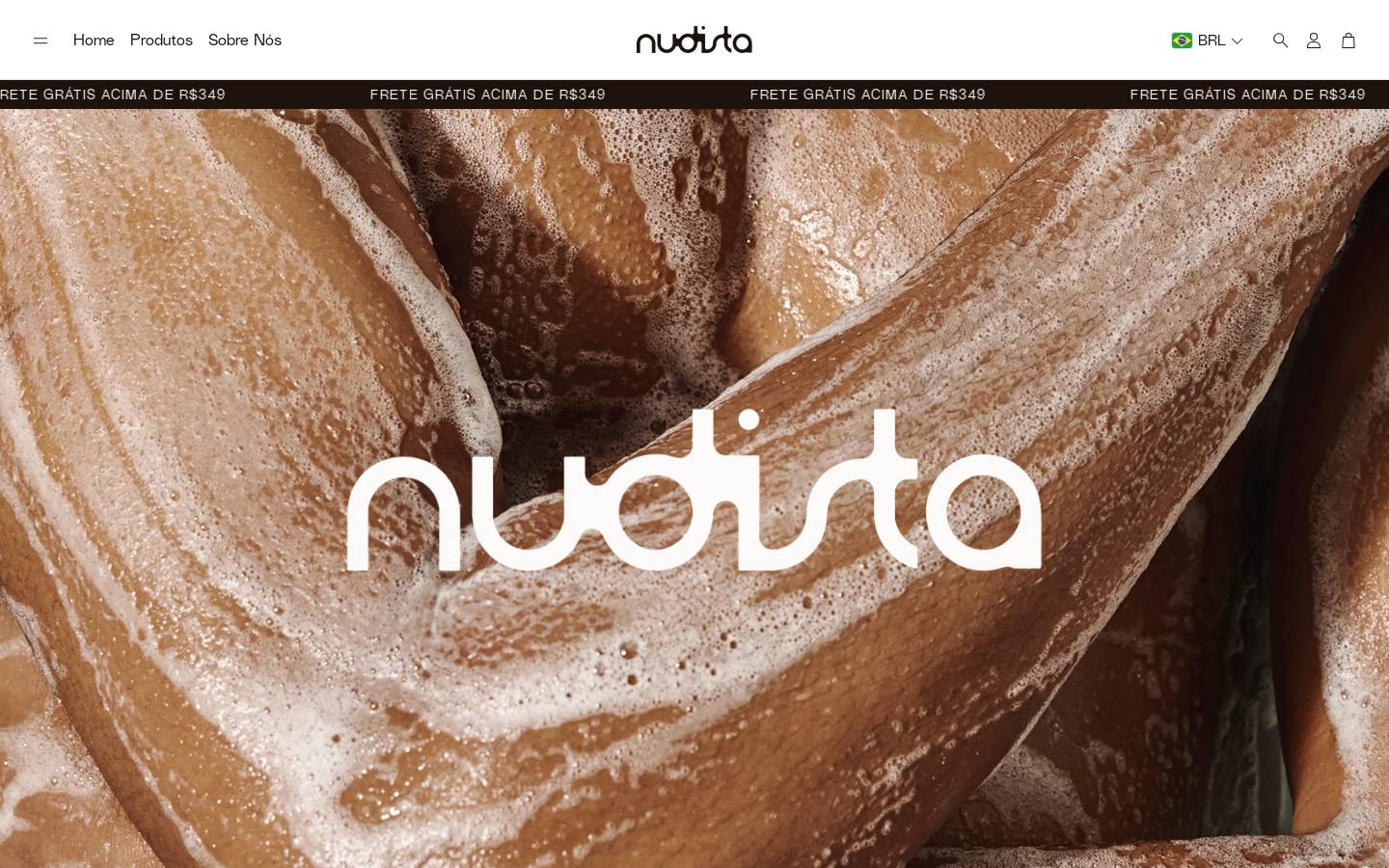 nudista.com.br homepage screenshot
