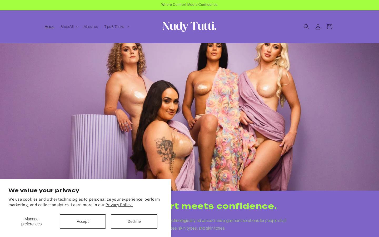 nudytutti.com homepage screenshot