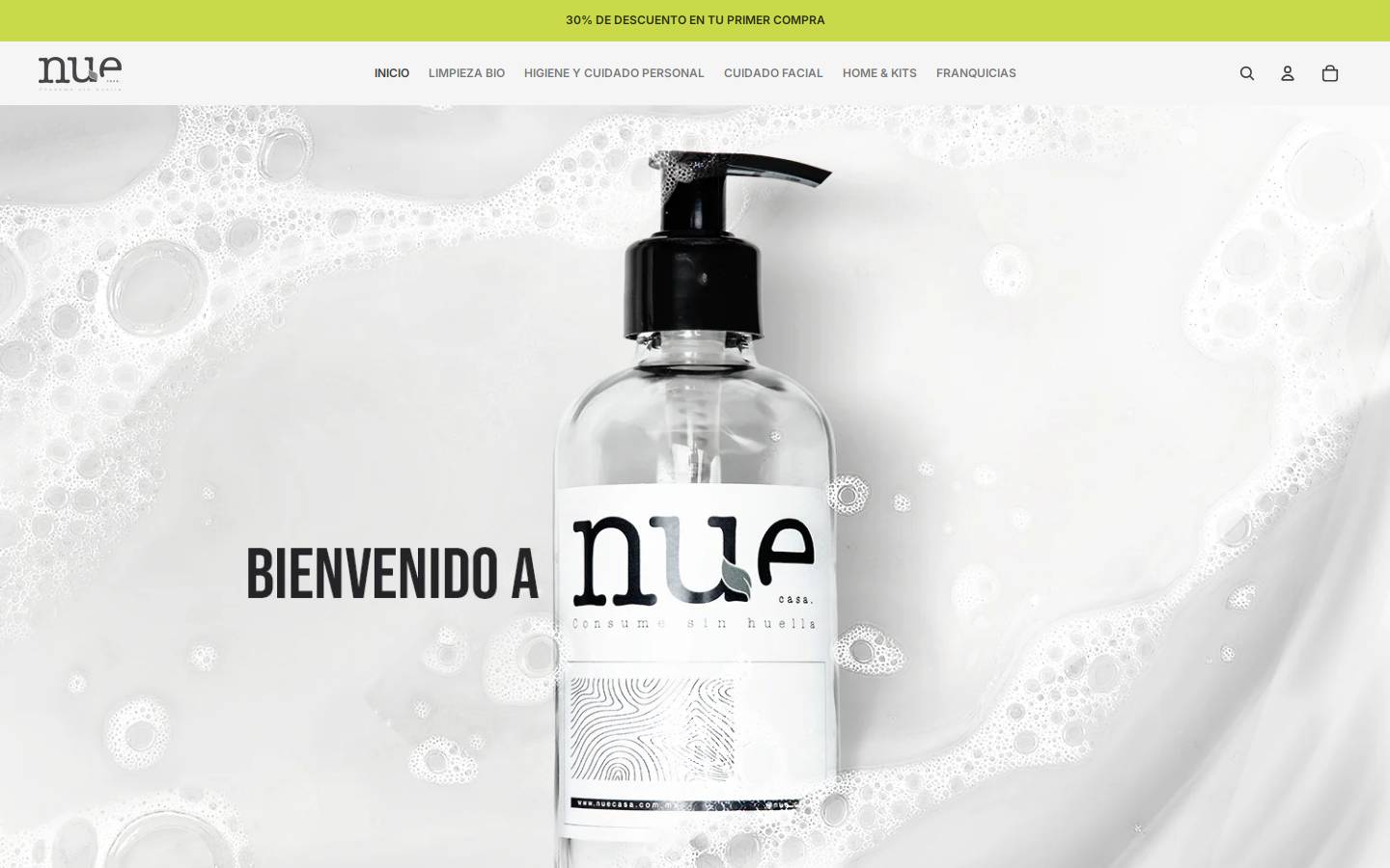 nuecasa.com.mx homepage screenshot