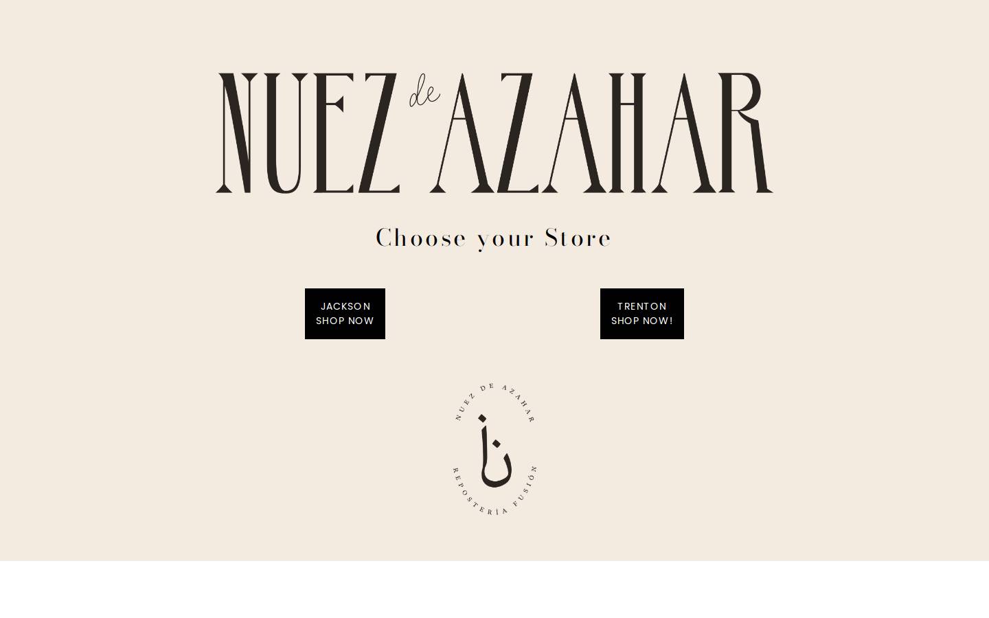 nuezdeazahar.com homepage screenshot
