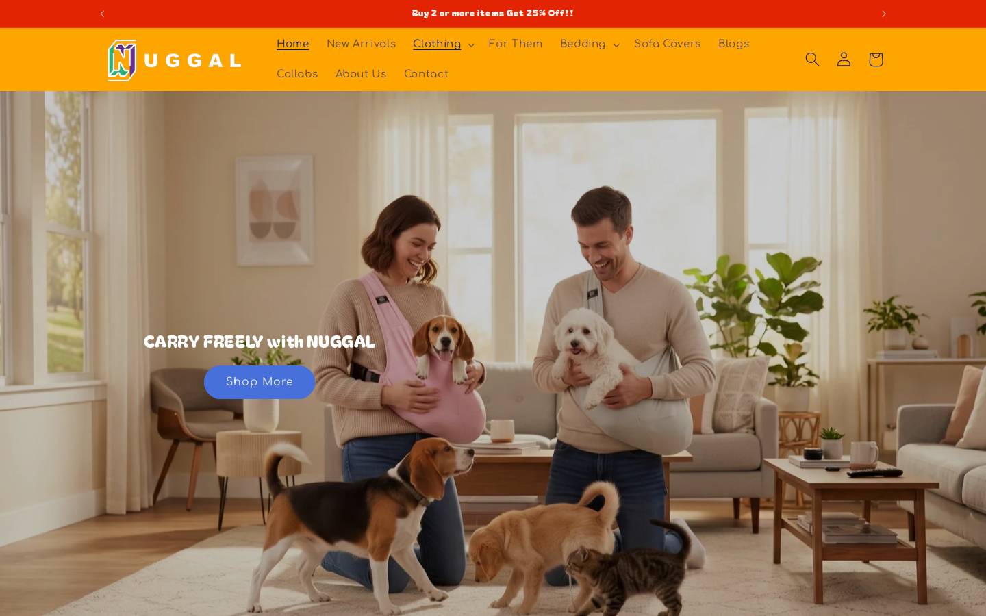 nuggal.com homepage screenshot