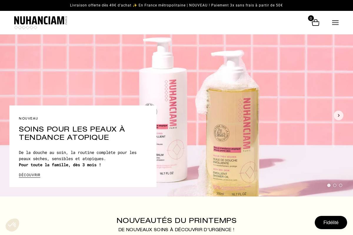 nuhanciam.com homepage screenshot