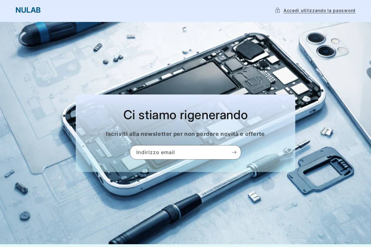 Galassia Tech Italia SRL homepage screenshot