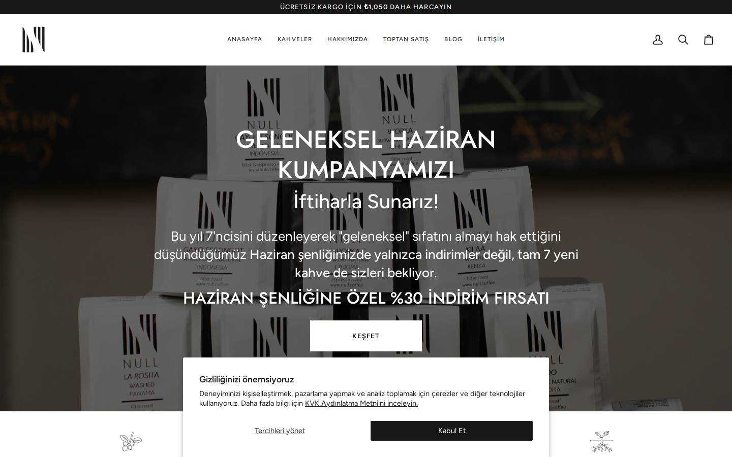 null.coffee homepage screenshot