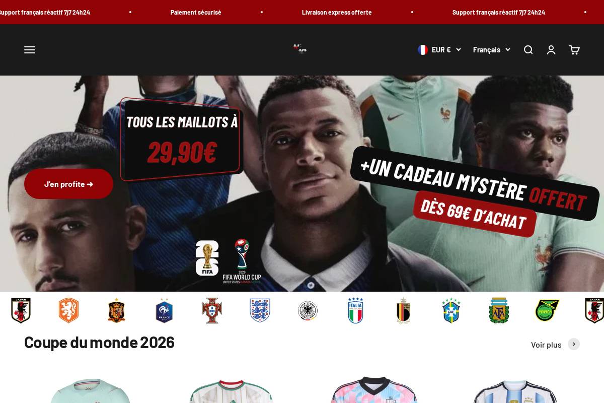 Numeroo10 homepage screenshot