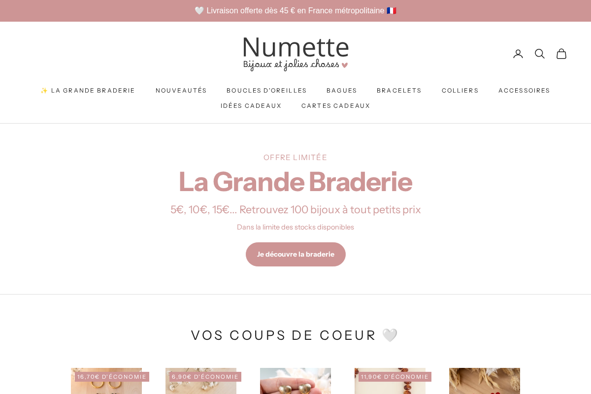Numette homepage screenshot