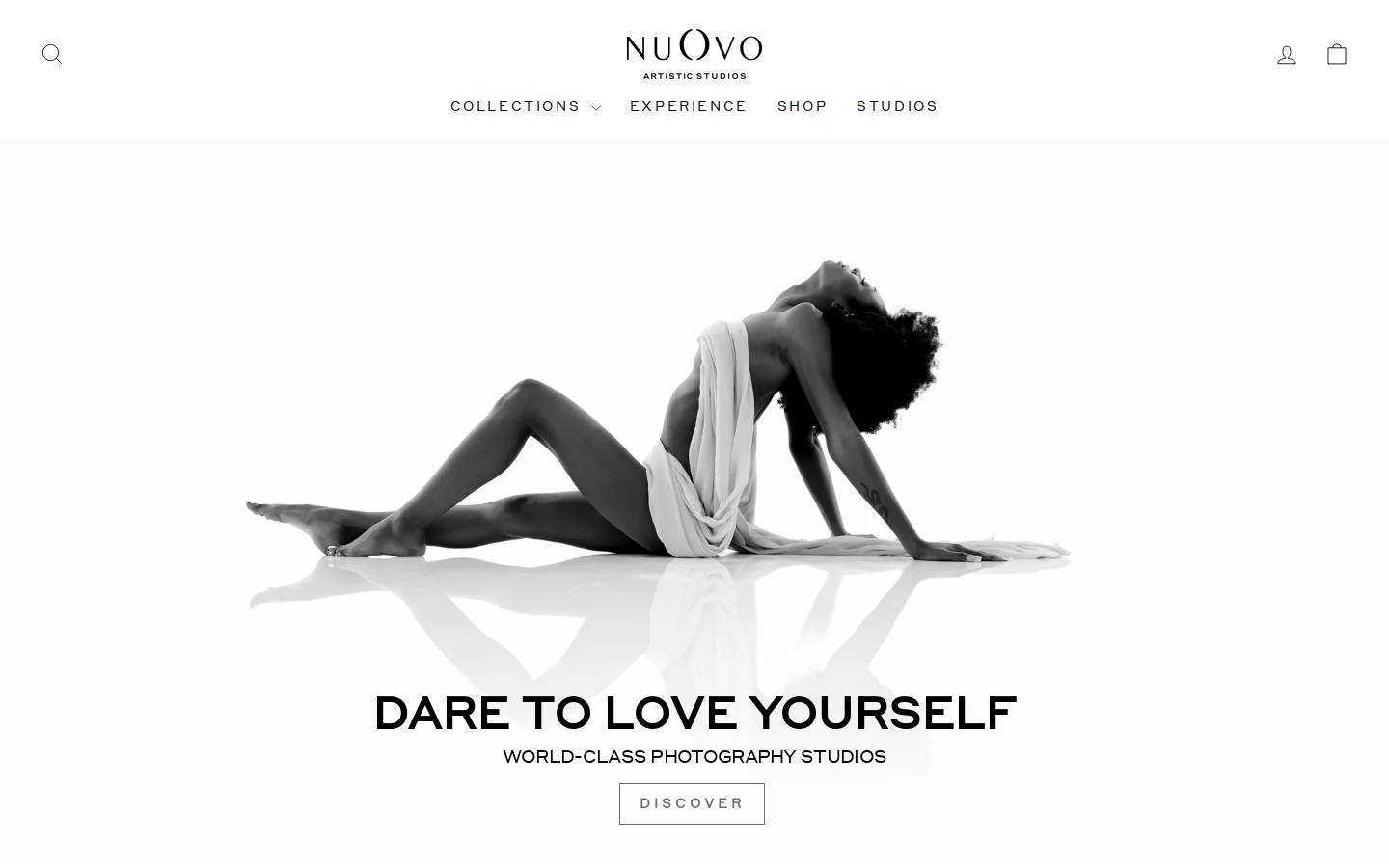 nuovophotography.com homepage screenshot