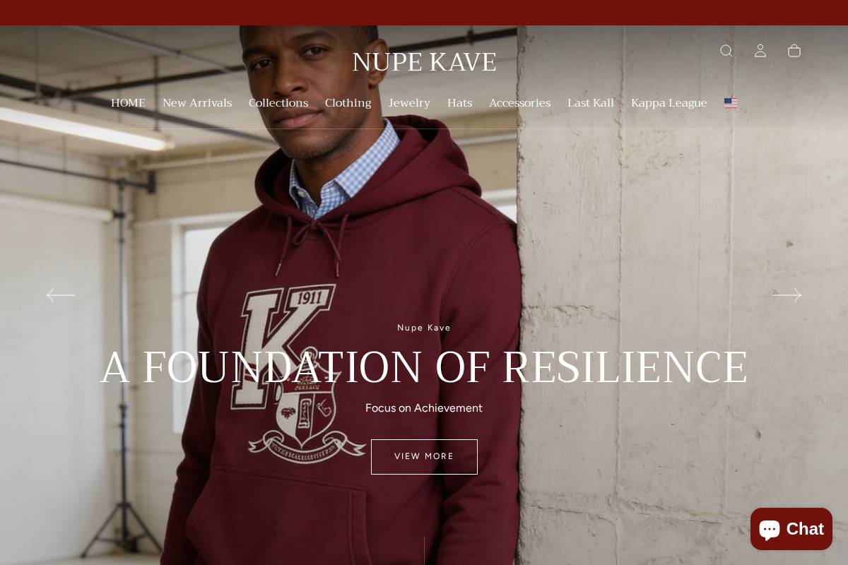 nupekave.com homepage screenshot