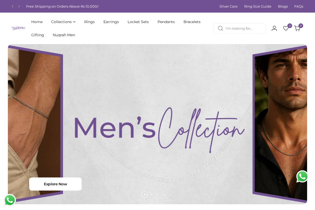 nuqrah.com homepage screenshot
