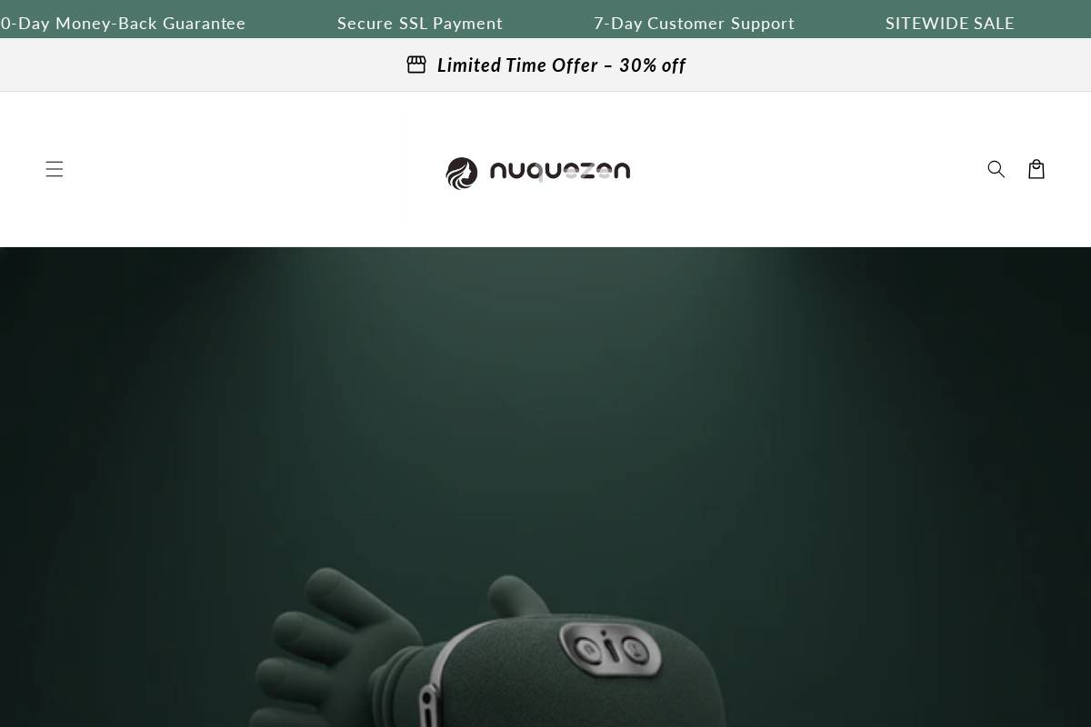 nuque-zen.com homepage screenshot
