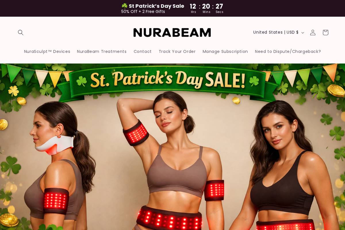 Nur-Fit homepage screenshot