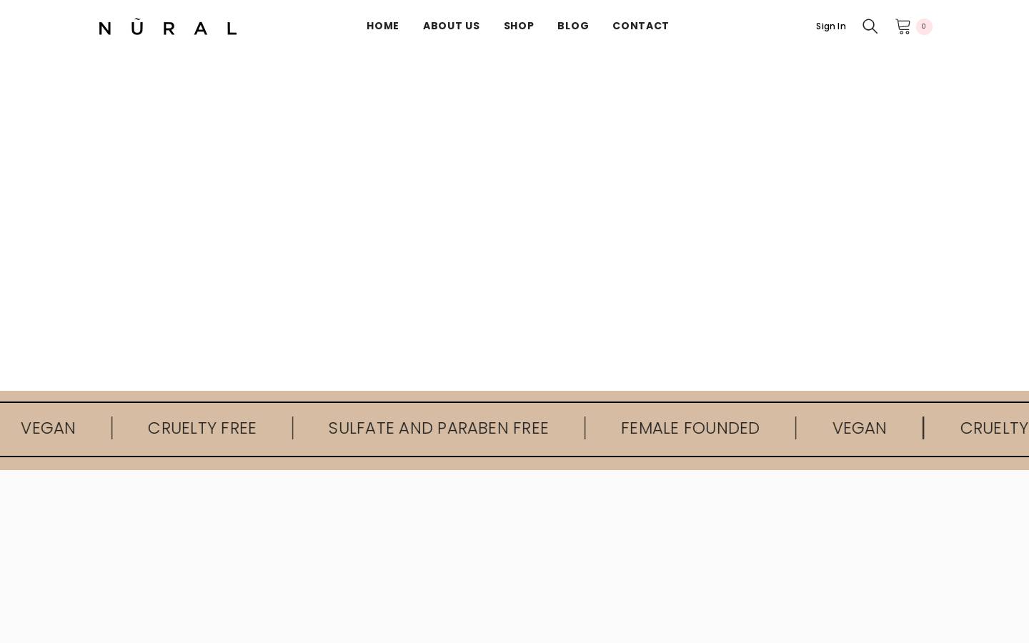nuralbeauty.com homepage screenshot