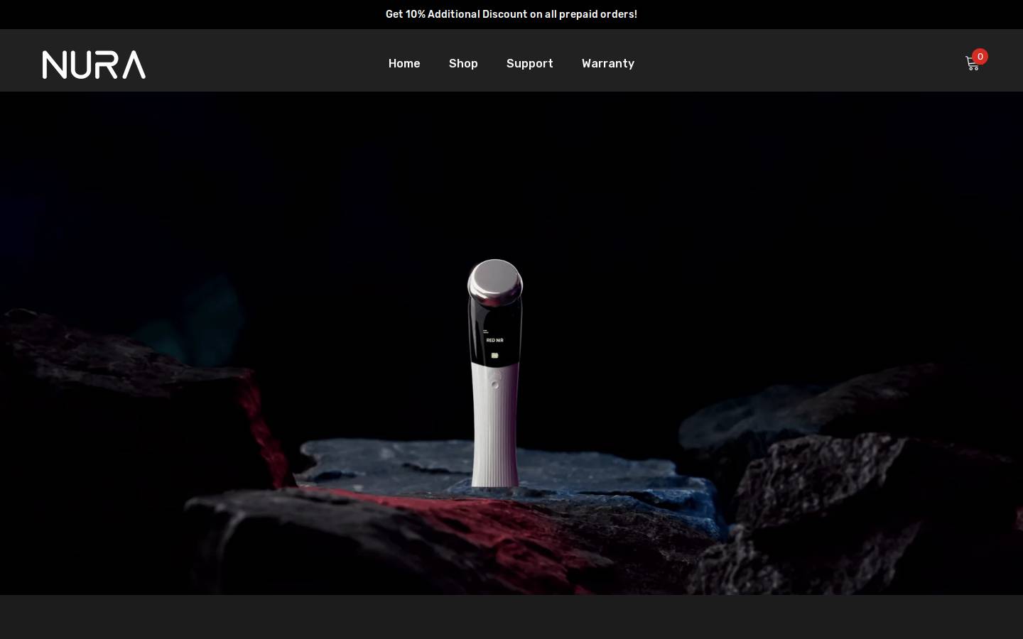 nurared.com homepage screenshot