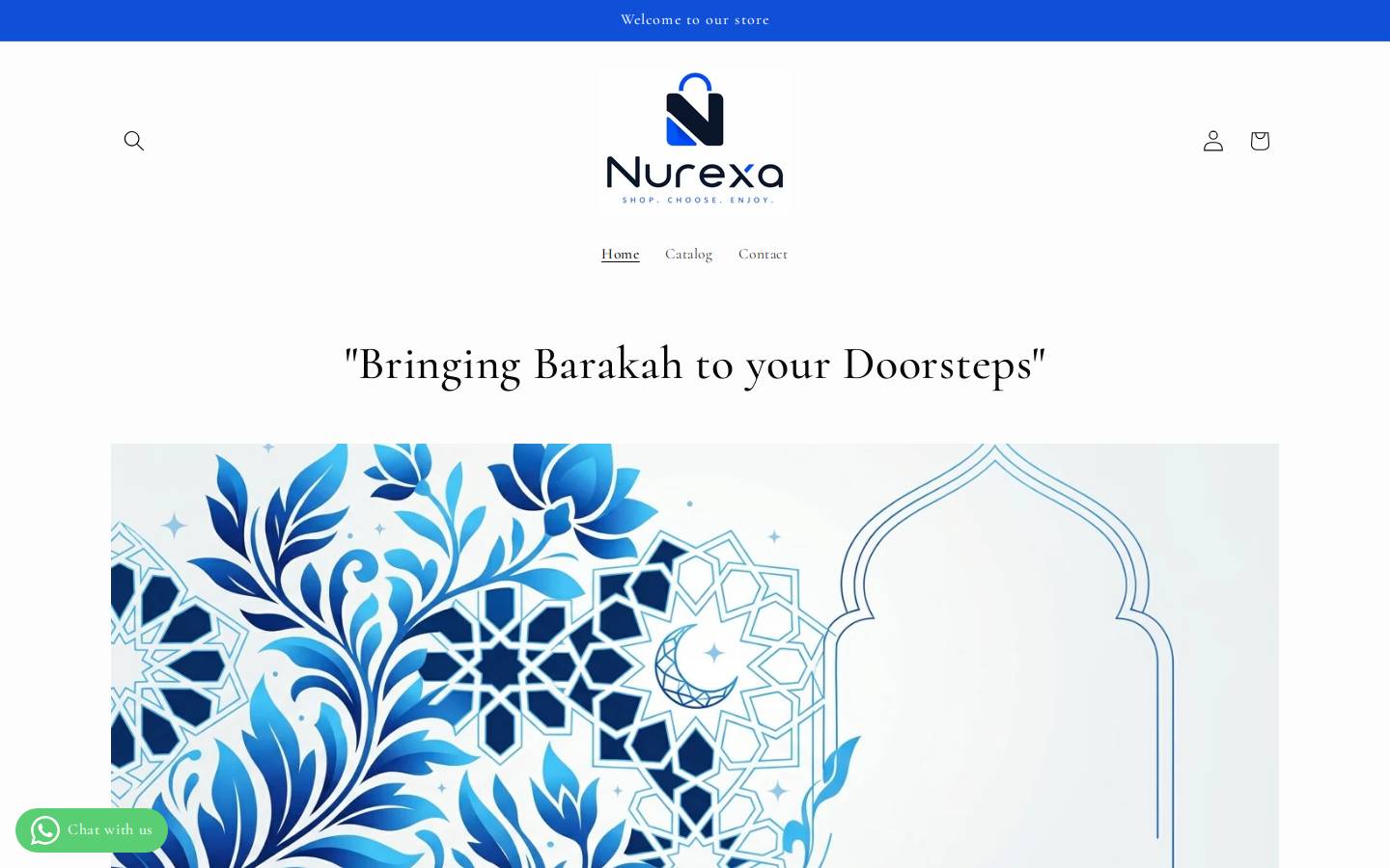 nurexa.in homepage screenshot