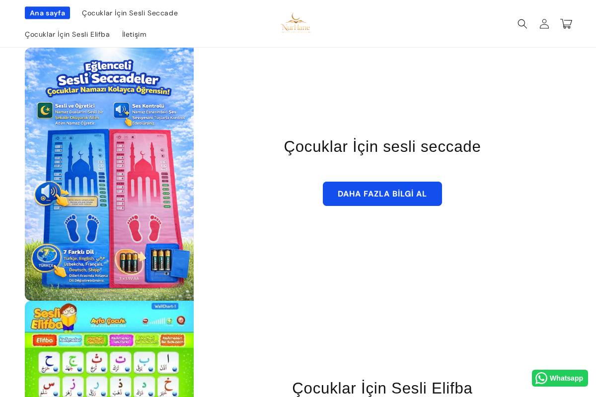 nurhanee.com homepage screenshot