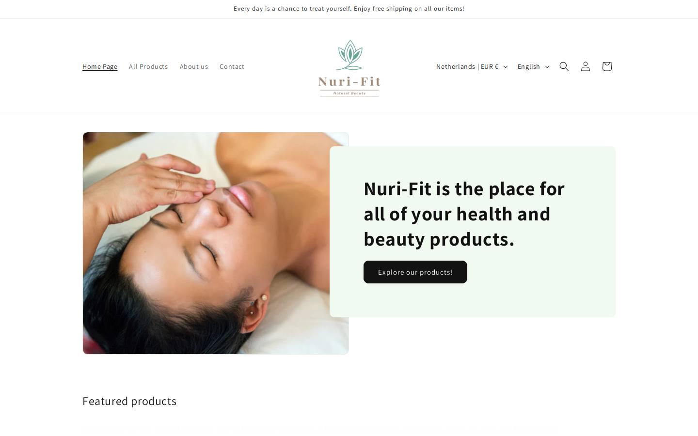 nuri-fit.com homepage screenshot