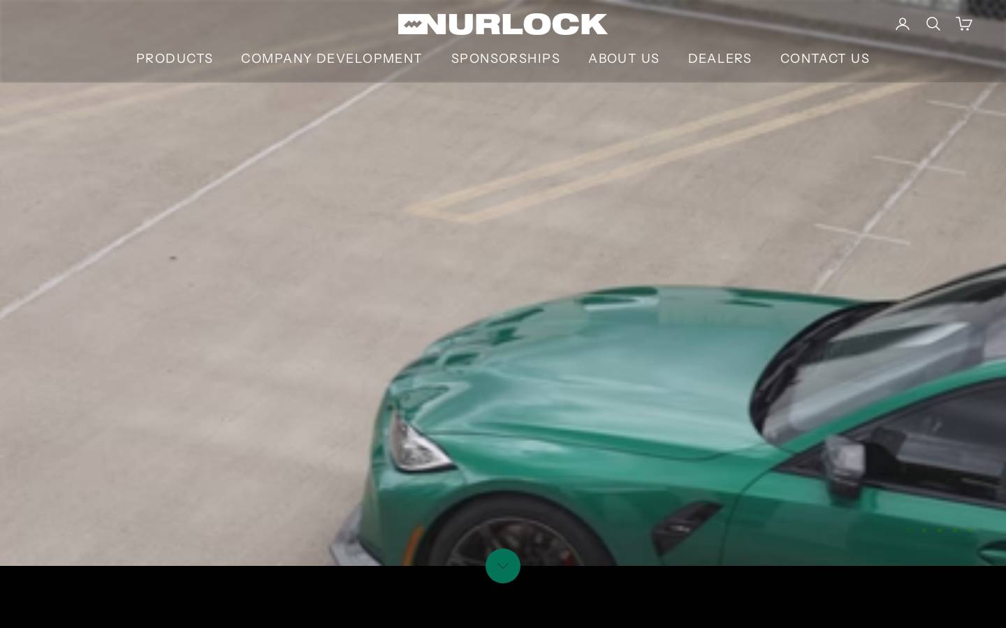 nurlock.com homepage screenshot