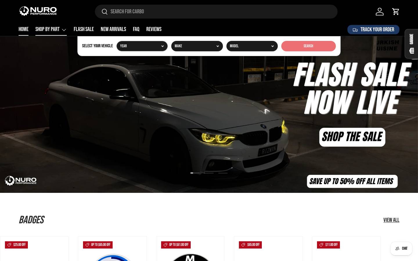 Nuroperformance homepage screenshot