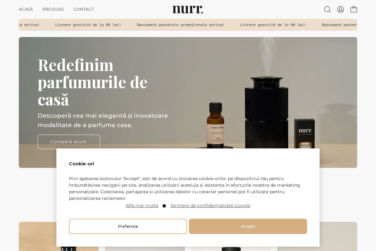 nurr. homepage screenshot