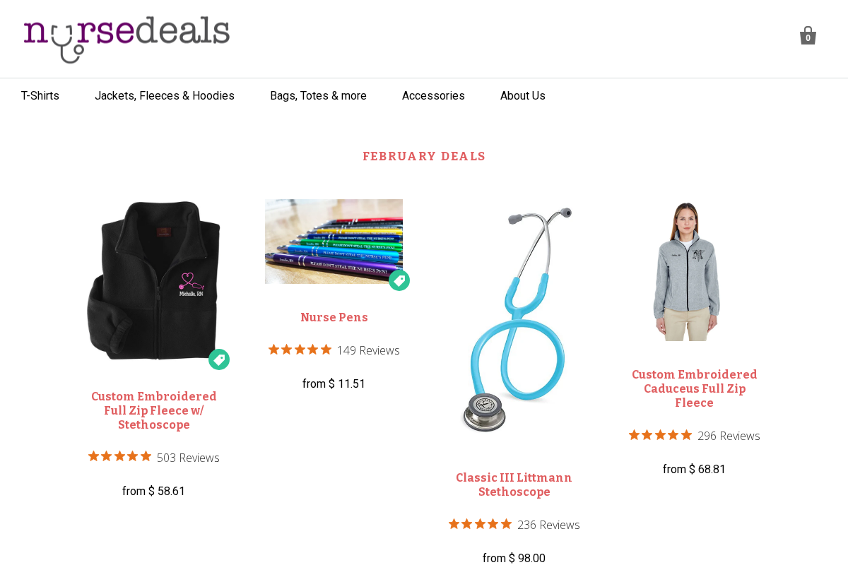 NurseDeals.com homepage screenshot
