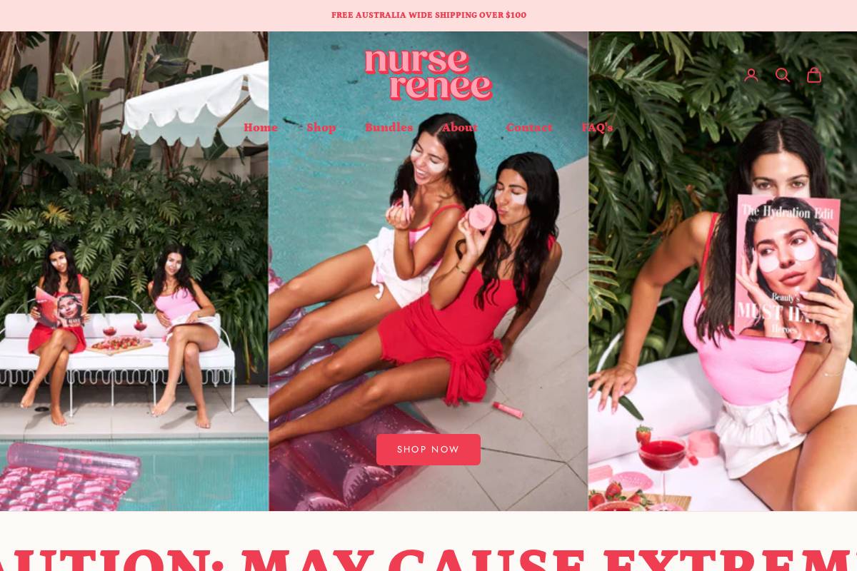 nurserenee.com.au homepage screenshot