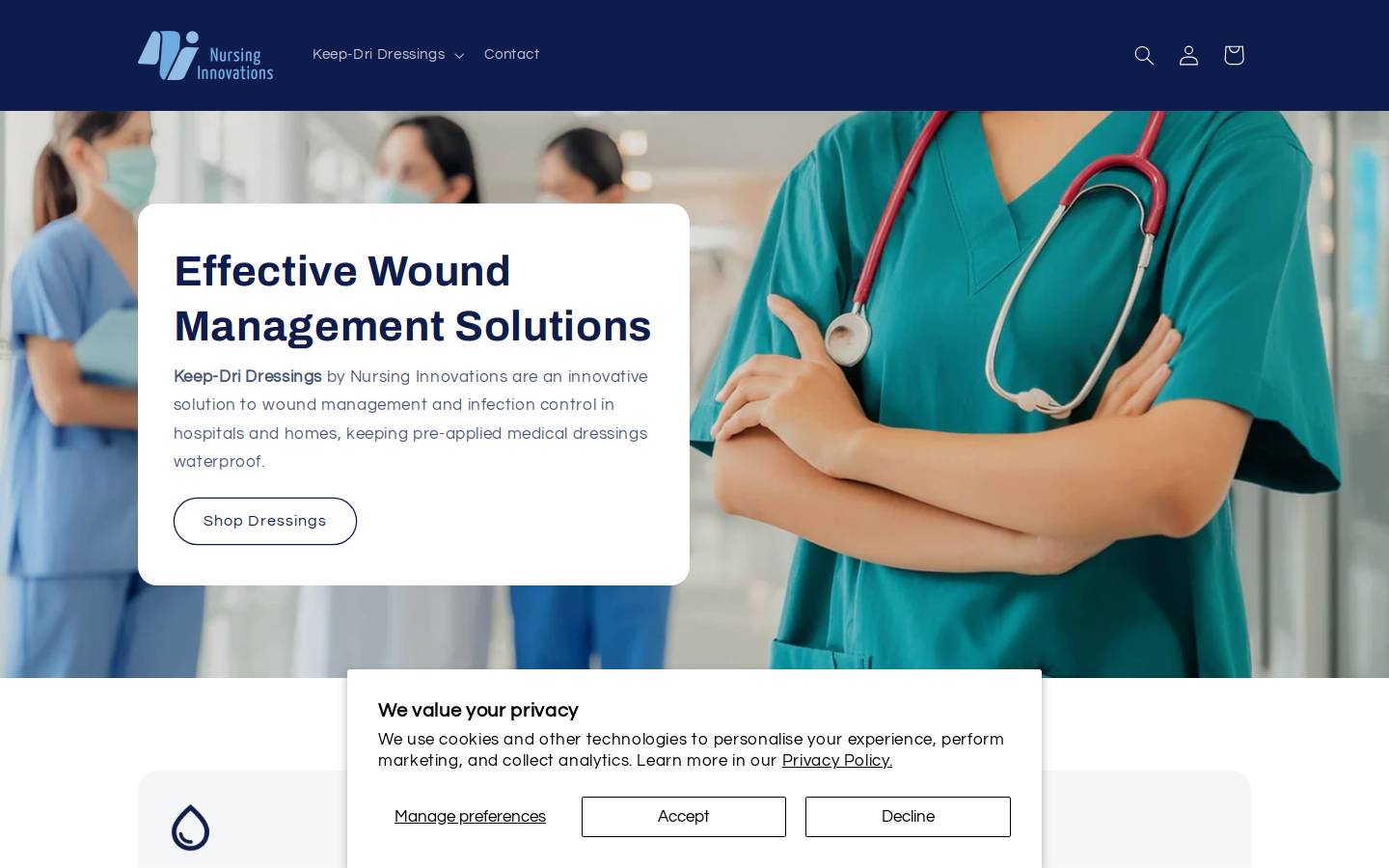 nursinginnovations.com.au homepage screenshot