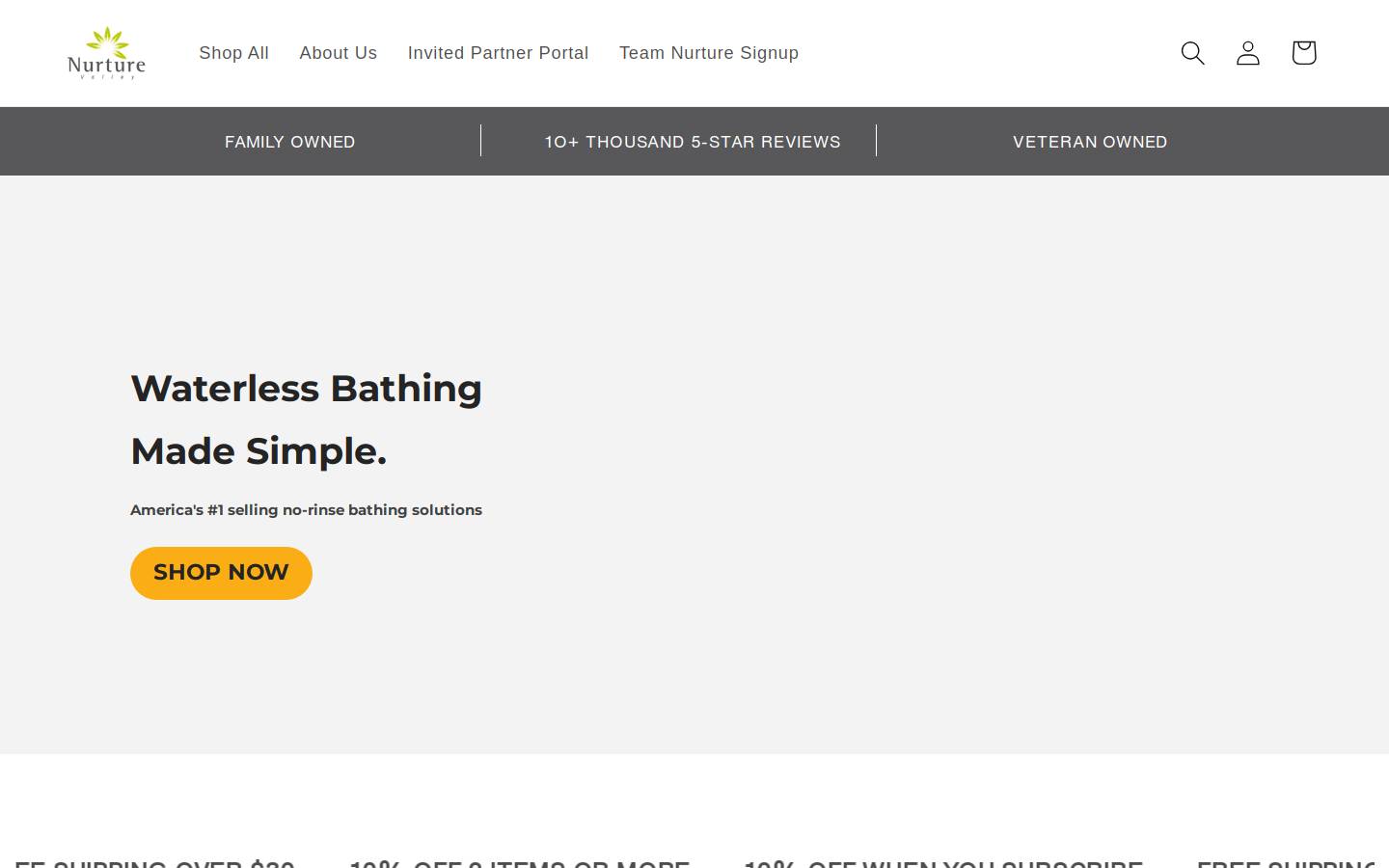 nurturevalley.com homepage screenshot