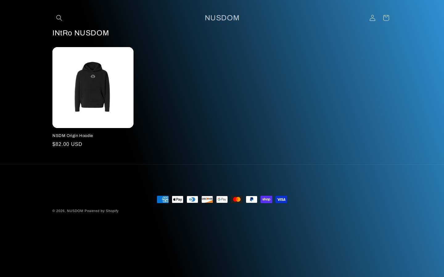 nusdom.com homepage screenshot