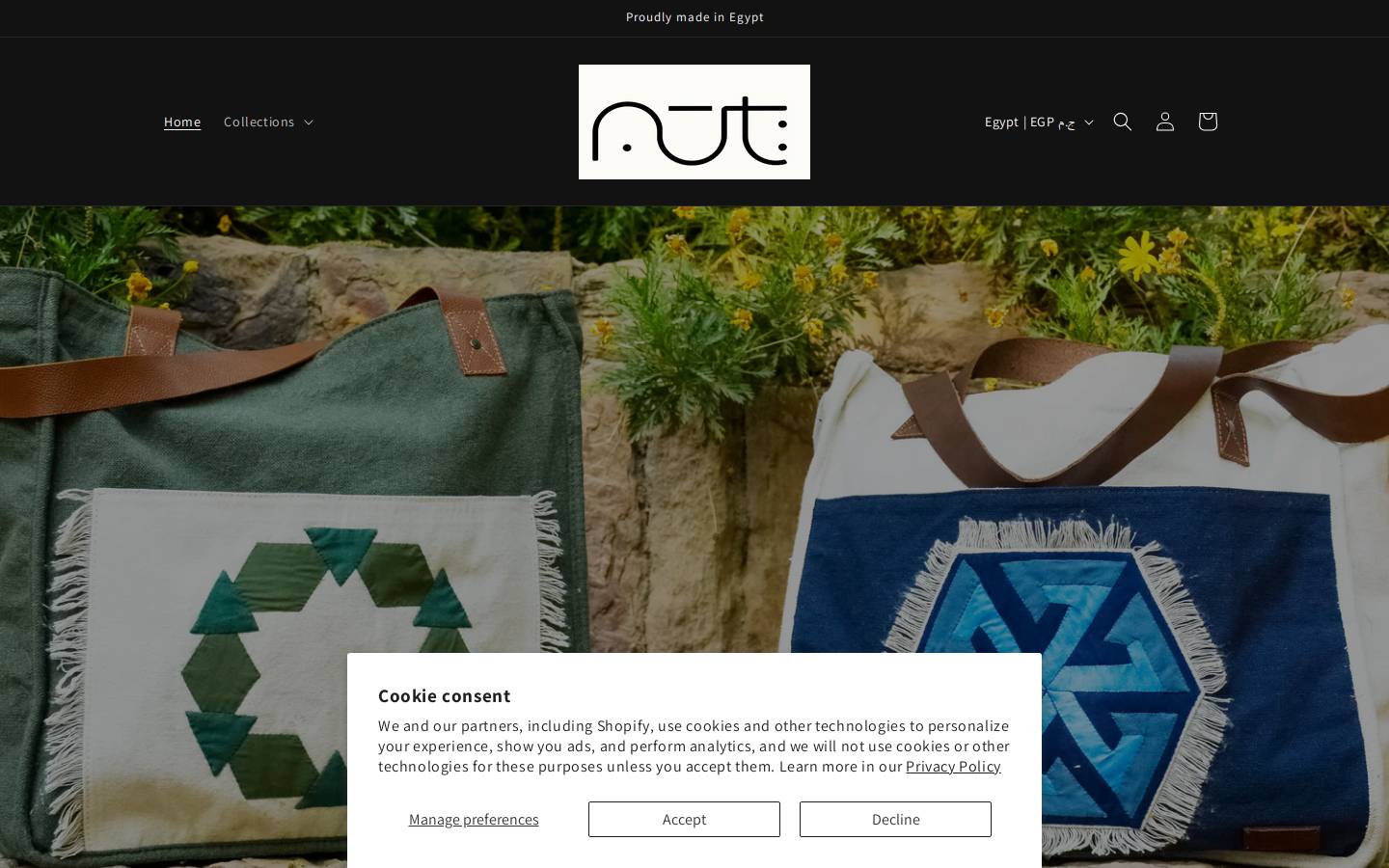 nut-designs.com homepage screenshot