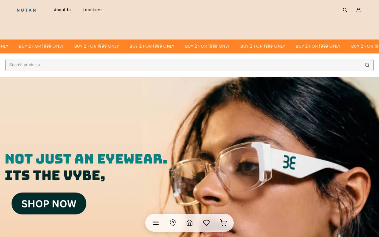 nutan.co.in homepage screenshot