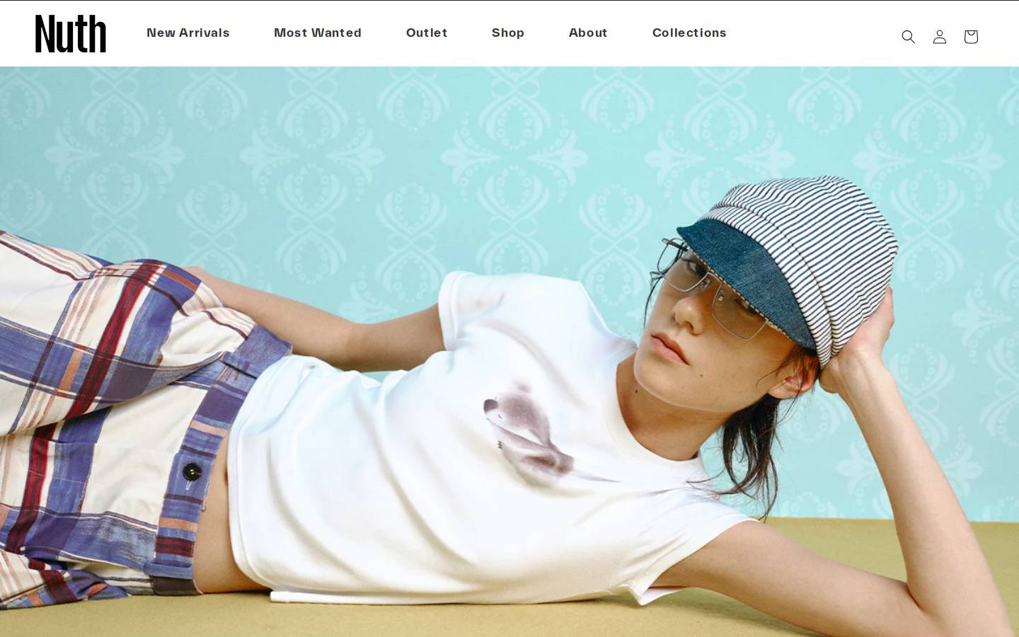 Nuth homepage screenshot